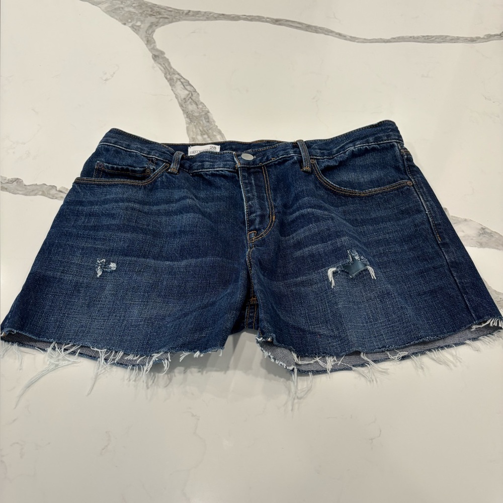Gap Denim Distressed Women's boyfriend, sexy‎ Shorts waist is 28